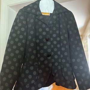 Christina LaCroix Polka Dot Blazer